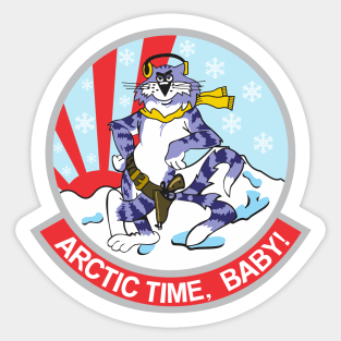 Grumman F-14 Tomcat - Arctic Time, Baby! Sticker